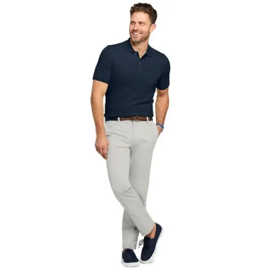 Lands' End Men's Short Sleeve Comfort-First Mesh Polo Shirt image {2}