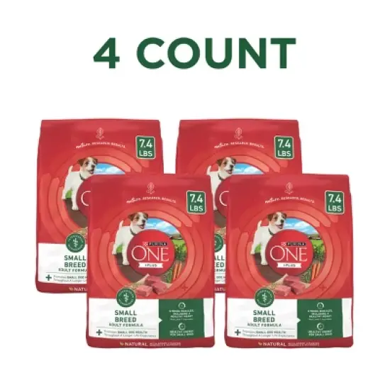 Purina ONE SmartBlend Small Breed Natural Lamb Flavor Dry Dog Food image {1}