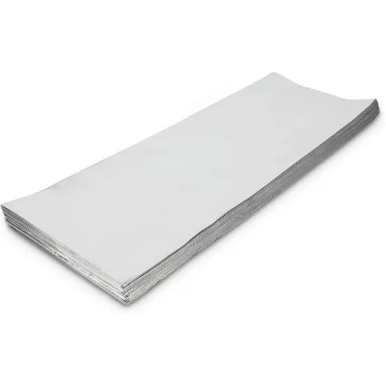 Sparkle and Bash 100 Pack Metallic Silver Foil Gift Wrapping Bags for Wine Bottles, 6.25 x 17.5 in image {4}