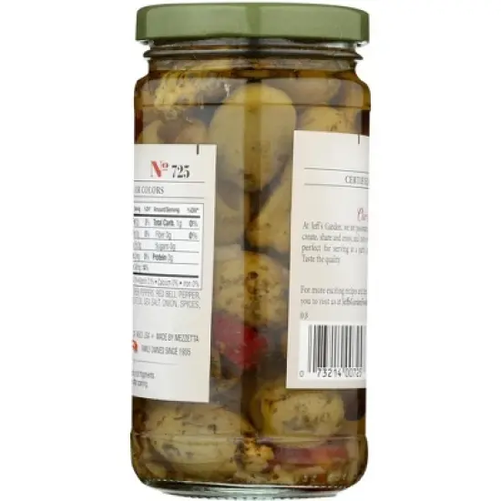 Jeff's Garden Spicy Italian Olive Antipasto - Case of 6/12 fz image {2}