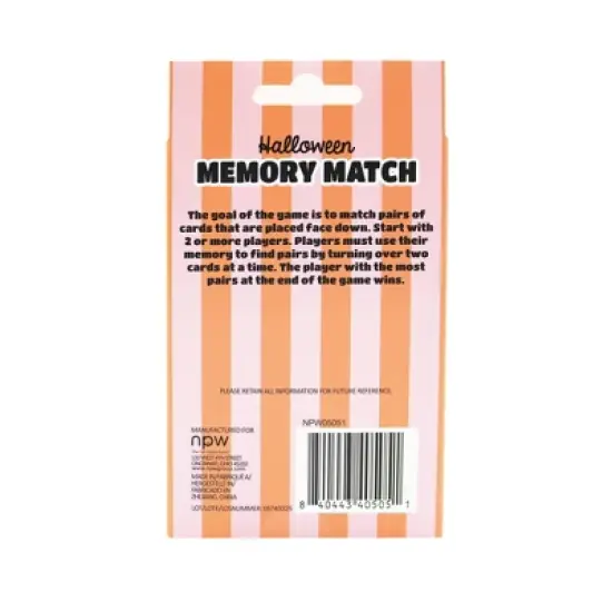 NPW Halloween Memory Match Game image {1}