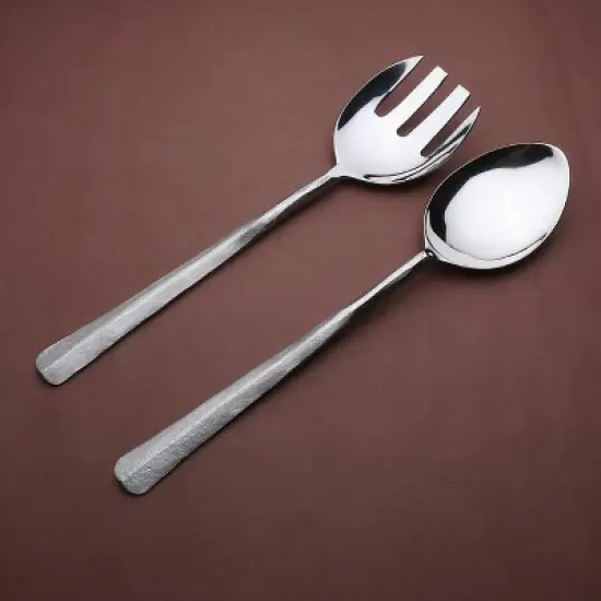Inox Artisans Ridge Salad Serving 2 Pc. Set image {4}