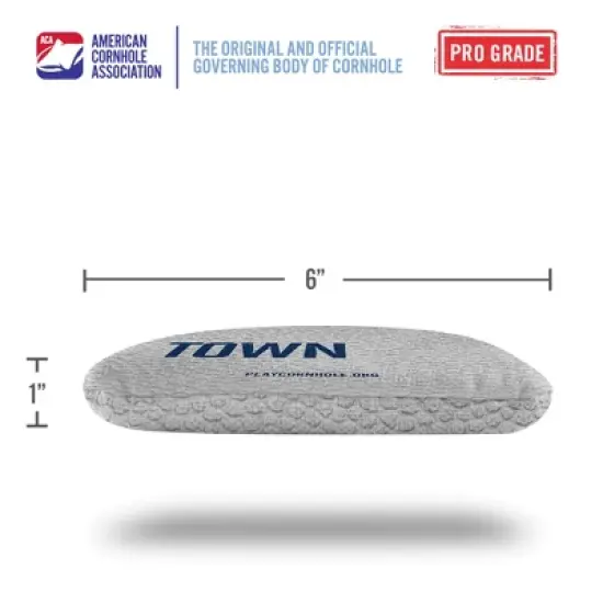 Gameday College Town Synergy Pro Gray Cornhole Bags (Set of 4) image {3}