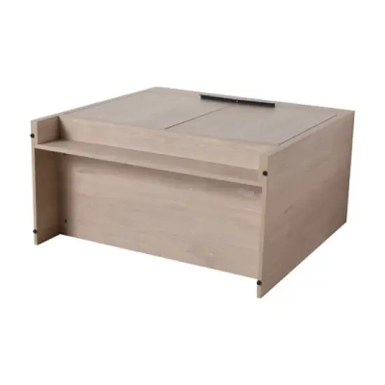 ChicFurnit 36 Inch Bathroom Vanity Modern Vanity with Sleek Design and Ample Storage for Bathroom Space, Brown, 35.04&rdquo;*17.91&rdquo;*33.46" image {4}