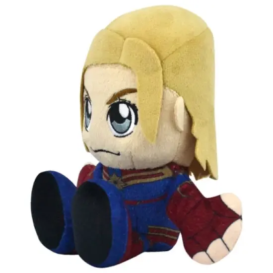 Bleacher Creatures Marvel Captain Marvel 8" Kuricha Sitting Plush image {2}