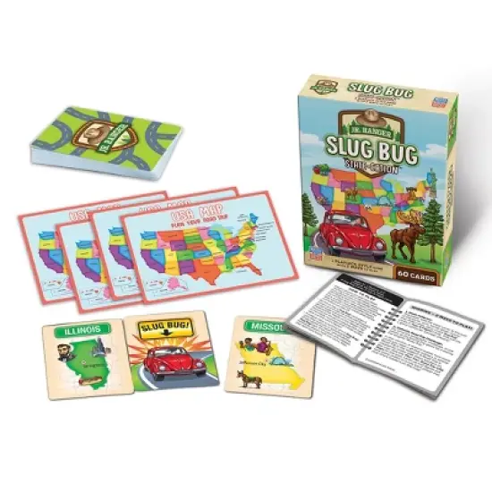 MasterPieces Kids Games - Jr Ranger - Slug Bug State-cation Card Game image {2}