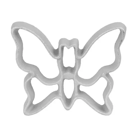 O'Creme Rosette-Iron Mold, Cast Aluminum Butterfly Shape image {3}