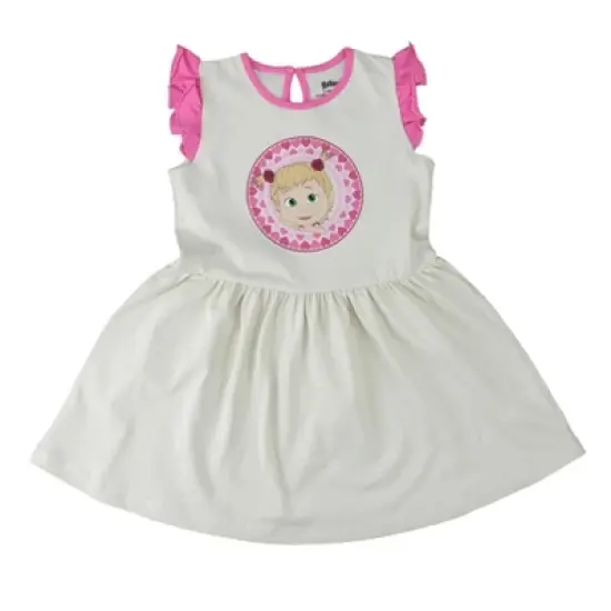 Masha and The Bear Short Sleeve Masha Badges Dress - Toddler image {3}