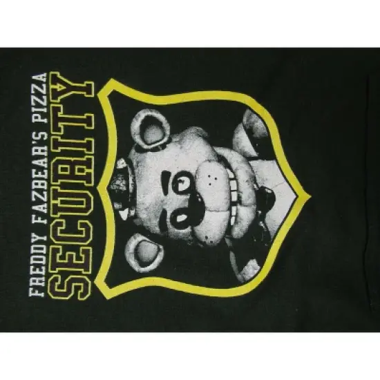 Five Nights at Freddy's Fazbear's Pizza Security Youth Forest Green Hoodie image {1}