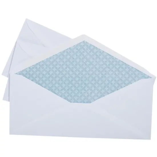 MyOfficeInnovations Gummed Security Tint #10 Envelope 4-1/8" x 9-1/2" White 500/BX 200519 image {5}