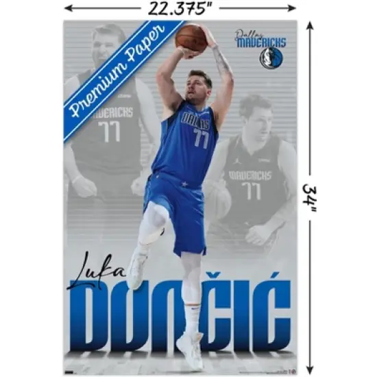 Trends International NBA Dallas Mavericks - Luka Doncic 22 Unframed Wall Poster Prints image {2}
