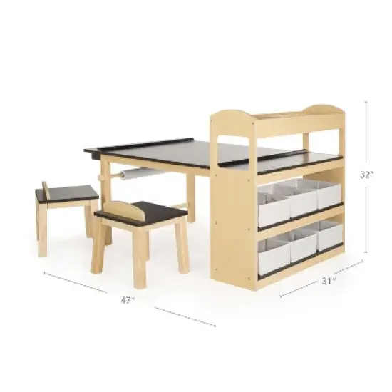 Guidecraft Kids' Deluxe Art Center image {7}