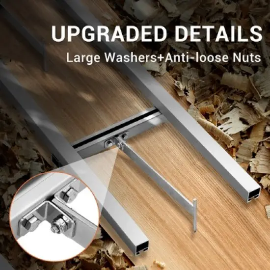 Rail Mill Guide System Aluminum Adjustable Saw Milling Rails System, Detail Improvement, Easy Assembly image {1}