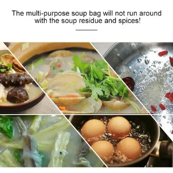 10pcs / Pack 20x25cm Soup Gauze Filter Bag Kitchen Utensils Soup Residue Isolation Bag image {8}