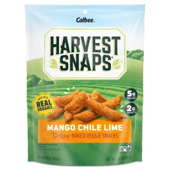 Harvest Snaps Mango Chile Lime Crispy Baked Veggie Snacks - 3oz image {4}