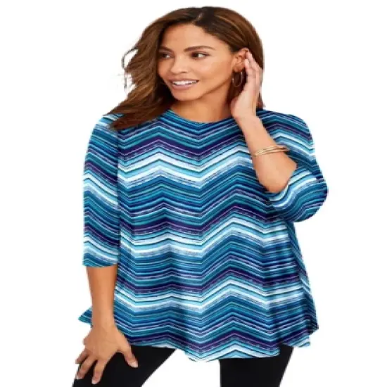 Jessica London Women&rsquo;s Plus Size Swing Tunic image {11}