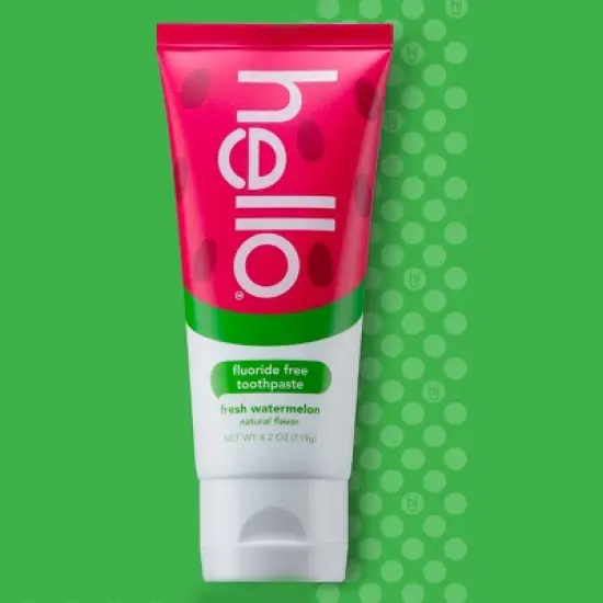 hello Kids' Watermelon Fluoride Free Toothpaste - 4.2oz/3pk image {5}