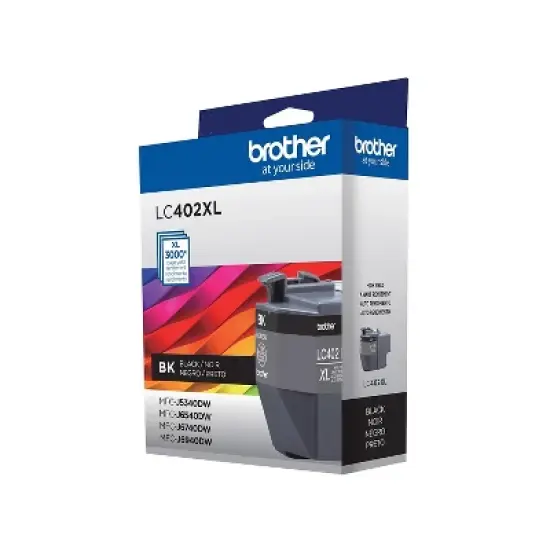 Brother LC402XL Black High Yield Ink Cartridge Prints Up to 3 000 Pages (LC402XLBKS) image {3}