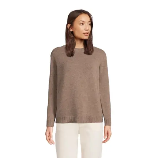 Lands' End Women's Cashmere Easy Fit Crew Neck Sweater image {2}