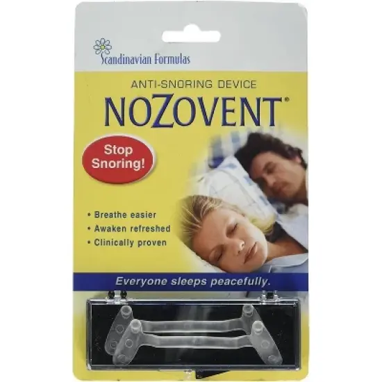Nozovent Anti-Snoring Device-2 Piece by Scandinavian Formulas  -  2 Each image {3}