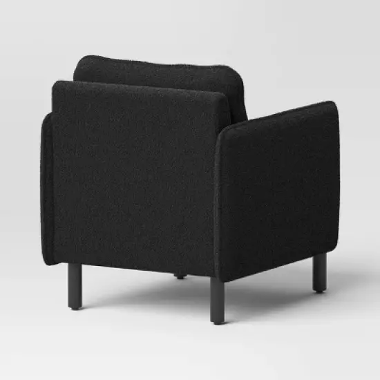 Square Back Accent Chair Black - Threshold&trade; image {3}