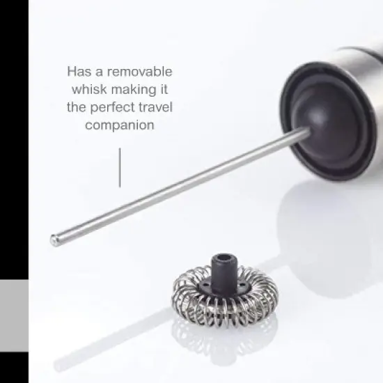 AdHoc Rapido Milk and Sauce Frother - Stainless Steel, 8.25" image {5}