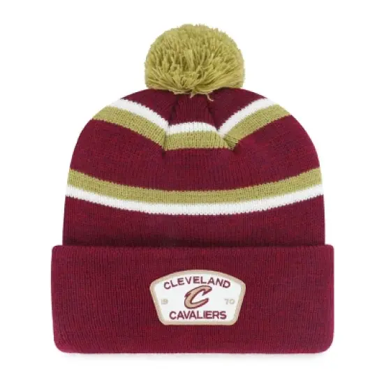 NBA Cleveland Cavaliers Couliour Knit Beanie with Pom image {2}