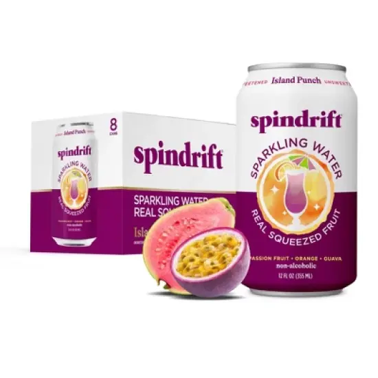 Spindrift Island Punch Sparkling Water - 8pk/12 fl oz Cans image {6}