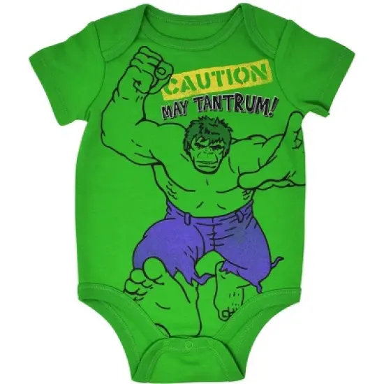 Marvel Avengers Baby Boys 5 Pack Short Sleeve Bodysuit  image {4}