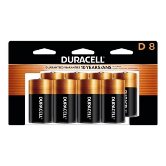 Duracell Coppertop D Batteries - Alkaline Battery image {4}