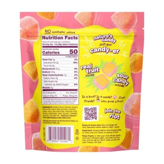 Fruit Riot Frozen Mixed Sour Mango - 8oz - Bag image {1}