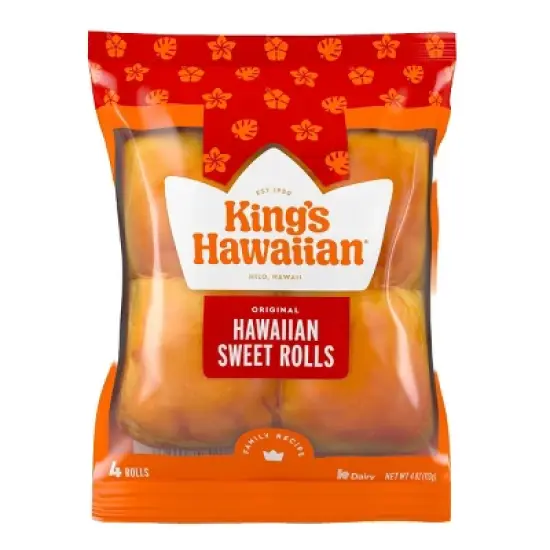 King's Hawaiian Sweet Rolls - 4oz/4ct image {5}