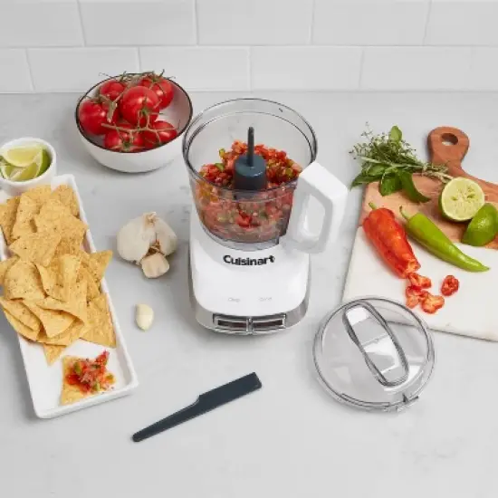 Cuisinart Core Custom 4-Cup Mini Chopper - White - MCH-4: Small Food Processor, 2-Speed, Stainless Steel Blades, BPA-Free image {2}