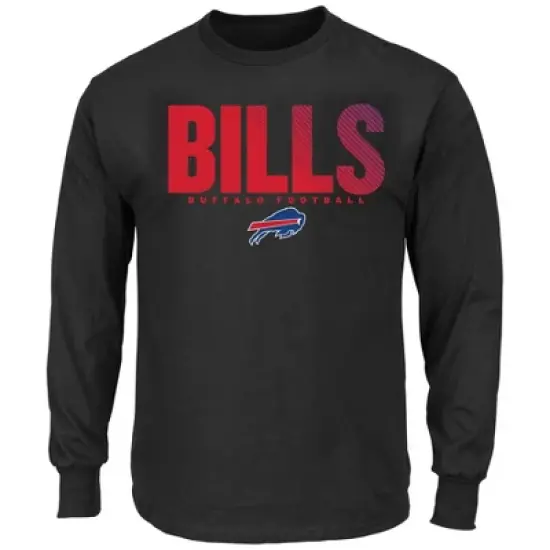 NFL Buffalo Bills Black Long Sleeve Core Big & Tall T-Shirt image {3}