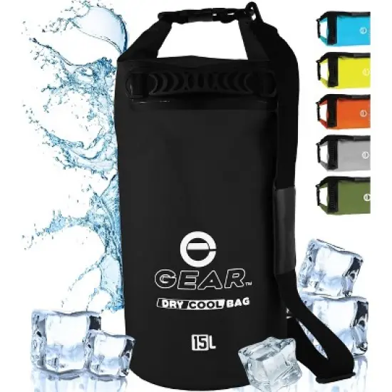 Enthusiast Gear Roll Top Floating Cooler Dry Bag &ndash; 18 Cans &ndash; 15L image {6}