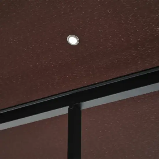 Outsunny 116.25" x 116.25" Outdoor Patio Gazebo Canopy Tent with Mesh Sidewalls, 2-Tier Canopy for Backyard, Coffee image {4}