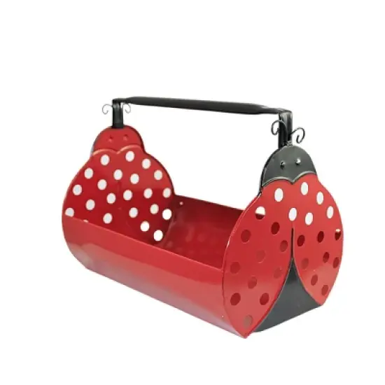 Home & Garden 8.25" Ladybug Trough Planter Coleoptera Insect Ganz  -  Planters image {4}