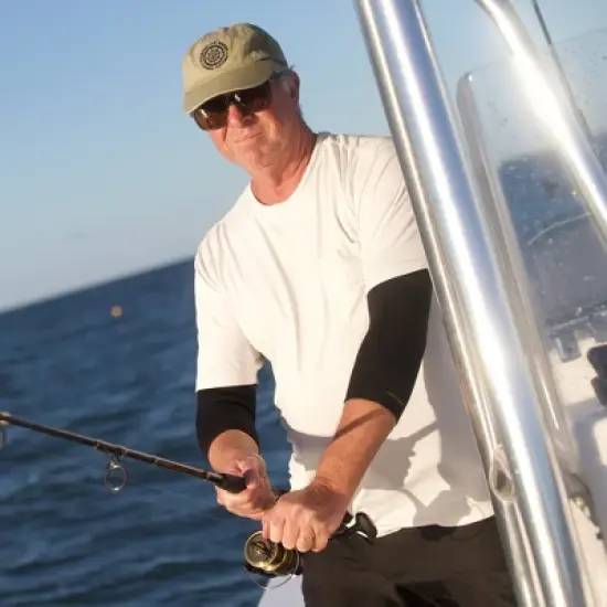 Green Drop Elbow Compression Sleeve - Infused Brace, HSA/FSA approved image {2}