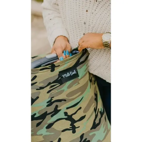 Milk Snob Nursing Cover/Baby Car Seat Canopy - Camo image {2}