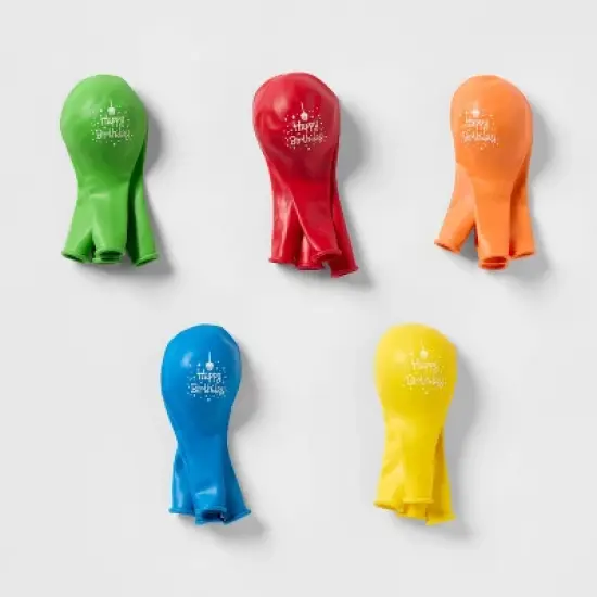 20ct Happy Birthday Printed Balloons - Spritz&trade; image {2}