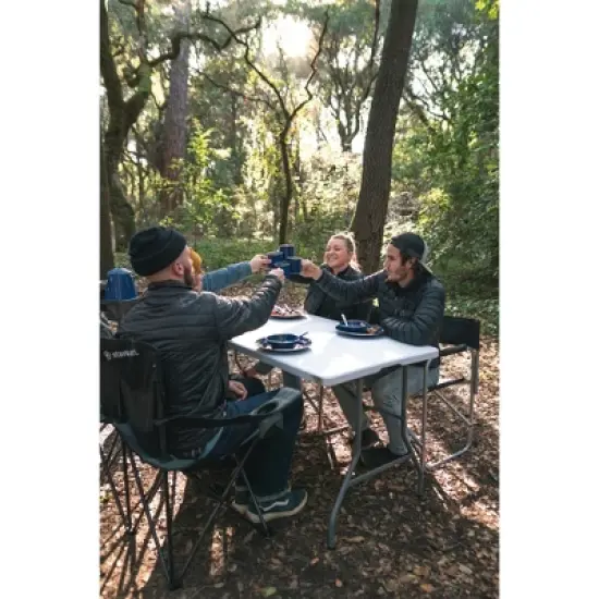 Stansport Enamel Camping Tableware Set 24 Pieces Blue image {9}