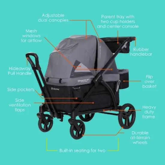 Baby Trend Navigator PRO 2-in-1 Stroller Wagon image {1}