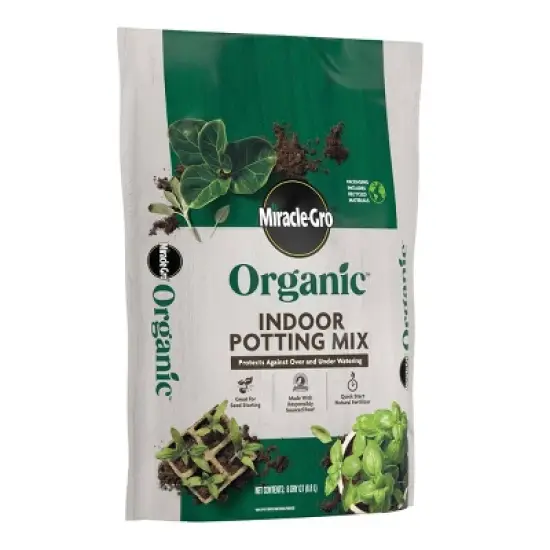 Miracle-Gro 8qt Organic Indoor Potting Mix image {3}