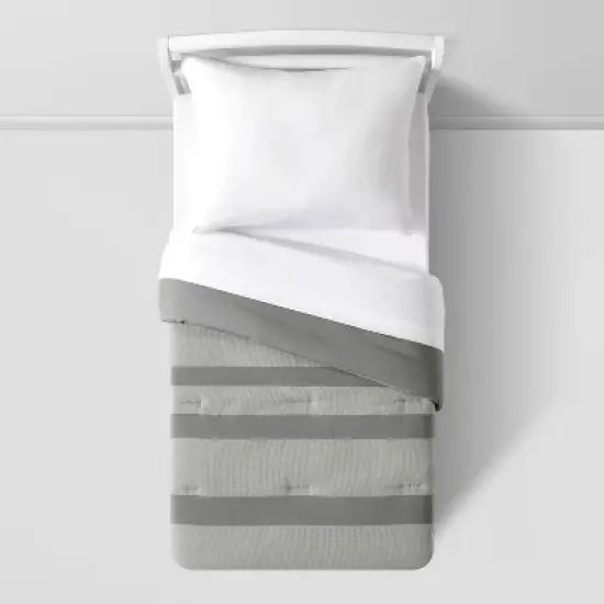 Toddler Waffle Striped Kids' Comforter - Pillowfort&trade; image {1}