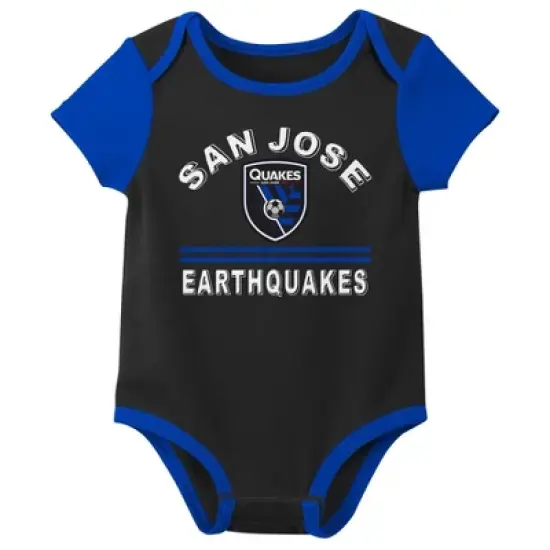 MLS San Jose Earthquakes Infant Boys' 3pk Bodysuit image {2}