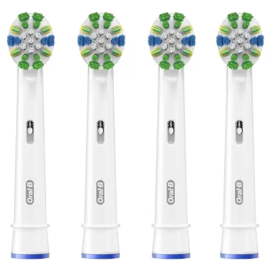 Oral-B FlossAction Electric Toothbrush Replacement Brush Heads - 4ct image {1}