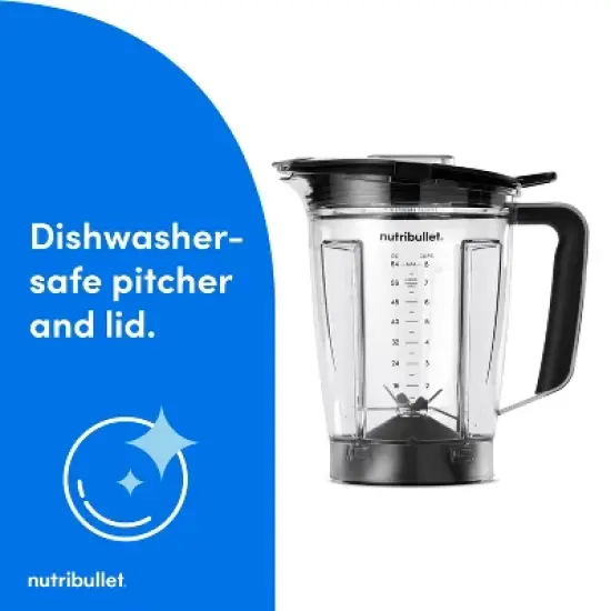 NutriBullet SmartSense Full-Size Blender 1400W - White image {9}