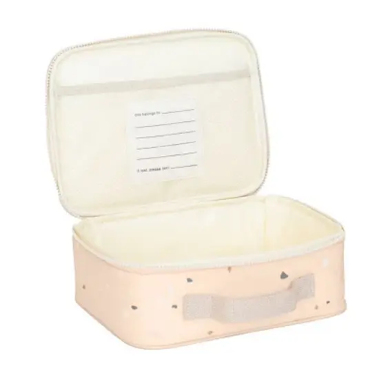 3 Sprouts Kids Recycled Fabric Lunch Bag - Terrazzo Sand image {3}