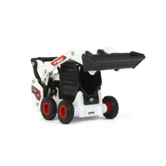 ERTL Kids 1/64 Bobcat S76 Skid Steer, White and Red, 16424 image {4}