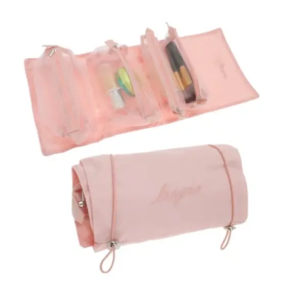 Unique Bargains 4 in 1 Makeup Bag with Multiple Compartments 1 Pc image {6}